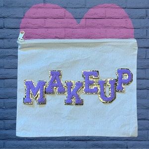 Custom made makeup bag